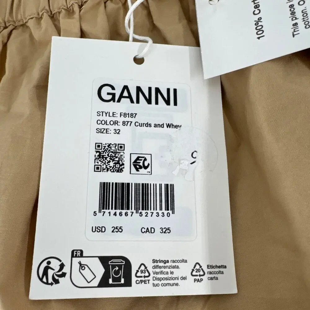 Ganni Tan Midi Skirt - Picture 4 of 14